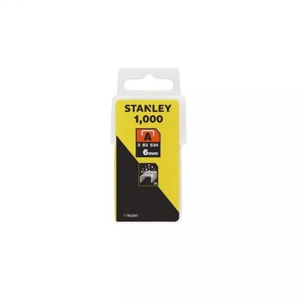 Capse tapiterie Stanley, tip "A", 6mm