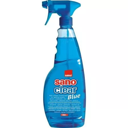 Solutii pentru curatenie si igiena - Detergent geamuri, Sano Clear Blue Trigger, 1l, bilden.ro