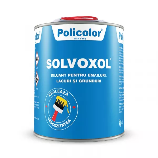 Vopsea metal, lemn, grunduri si diluanti - Diluant pentru vopsea/lac alchidic, Policolor Solvoxol, 1l, bilden.ro