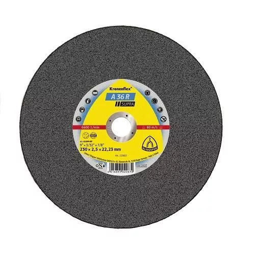 Disc de tăiere KLINGSPOR A 36 R Supra, plat, pentru inox, 180mmx2mm