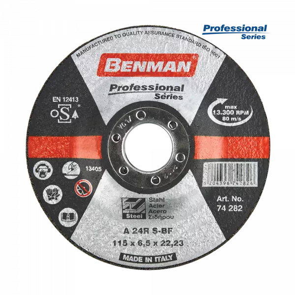 Disc slefuire, Benman Profesional, 125 x 6.5mm, 74283