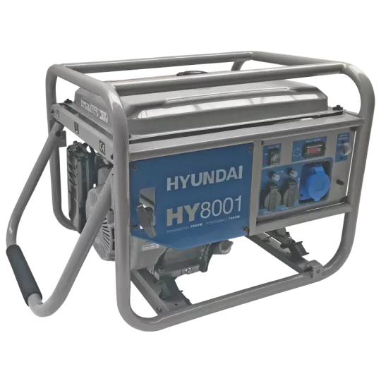 Generatoare de curent electric - Generator standard monofazat, HYUNDAI, 7.5kw_HY8001, bilden.ro
