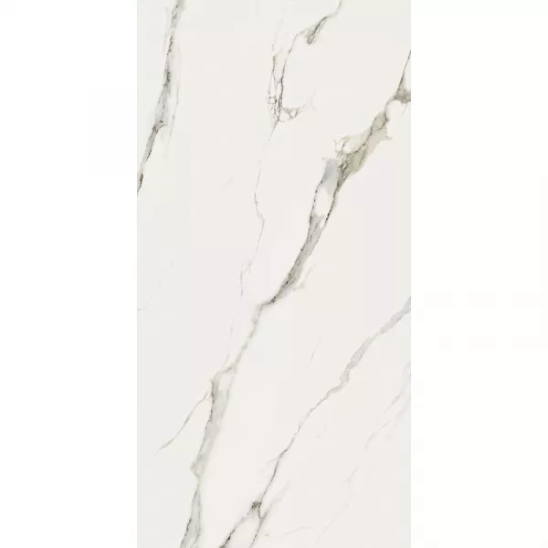 Lastra portelanata rectificata, ABK Sensi Signoria Calacatta Michelangelo Lux, 8.5mm, 600x1200mm