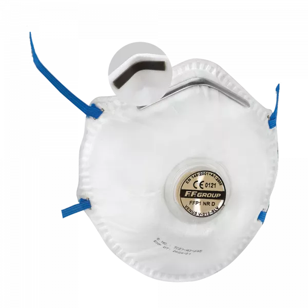 Masca protectie pentru particule, FF Group, V-210 SL FFP1, cu valva, 36456