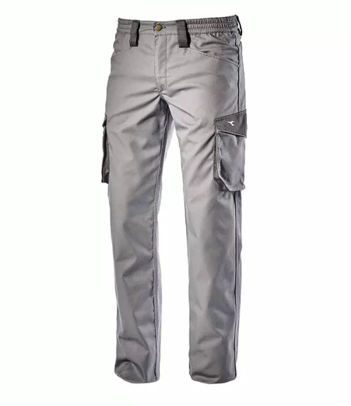Pantaloni lungi, Diadora Staff Cargo, steel gray, S