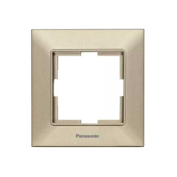 Accesorii electrice - Rama simpla intrerupator Arkedia Panasonic, bronz, bilden.ro