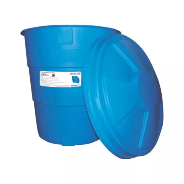 Statii de dedurizare si tratare apa potabila - Rezervor apa, Valrom, StockKIT, V = 300 litri, cilindric vertical albastrul, bilden.ro