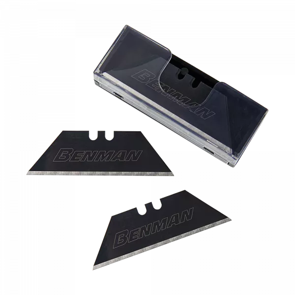 Set rezerve cutter cu lama neagra, Benman, 60 x 19 x 1.6mm, (10 buc) 71081