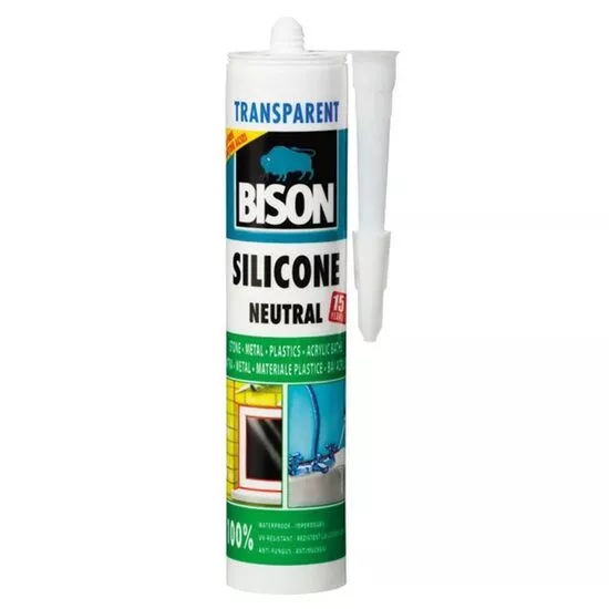 Silicoane si etansanti - Silicon Neutral BISON, 280ml, transparent, bilden.ro