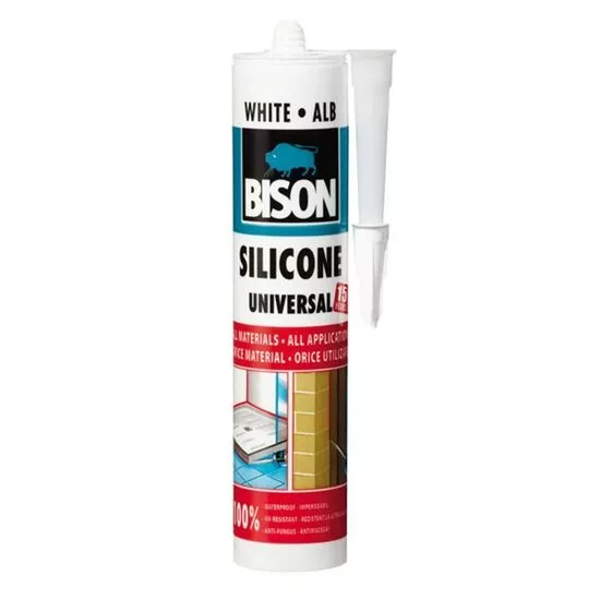 Silicon Universal BISON, alb, 280ml