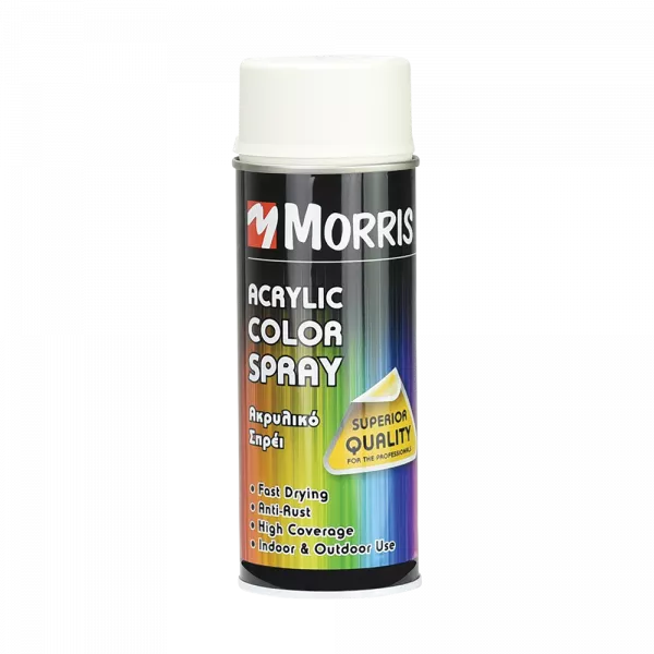 Spray acrilic negru mat, Morris, Ral 9005, 400ml