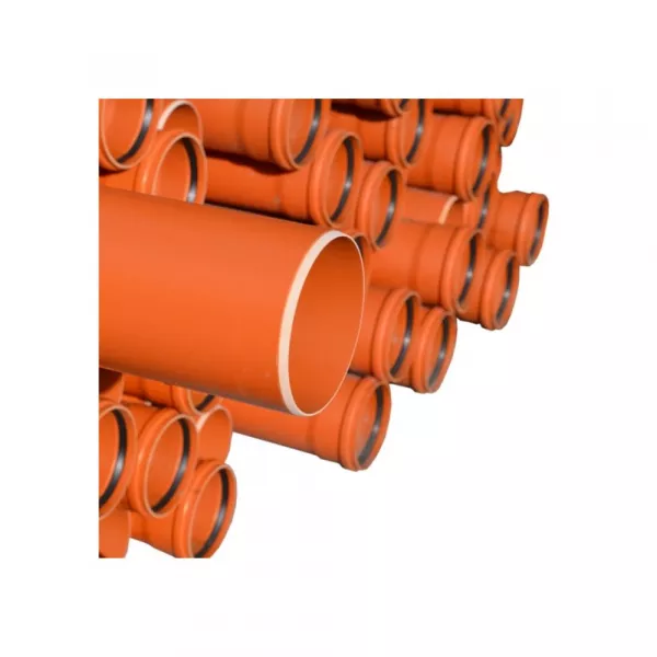 Canalizare exterioara - Teava PVC canalizare exterioara, multistrat, SN4, D.315 x 7.7mm, 6 m, bilden.ro