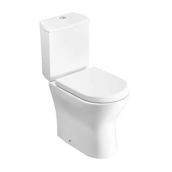 Vase wc, bideu si urinal - VAS WC CU EVACUARE DUBLA, ROCA NEXO, ALB, A342640000, bilden.ro