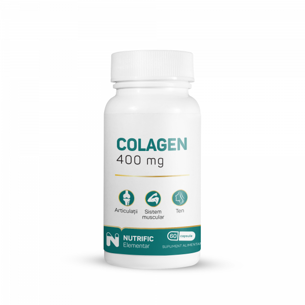 Pastile pentru articulatii si oase Colagen 400mg ,60 capsule...