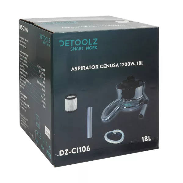 Aspirator cenusa 1200W, 18L