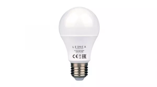Bec led E27 forma clasica 11W, lumina rece Lednex