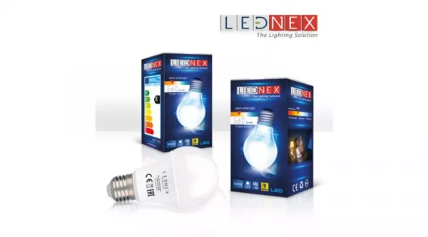 Bec led E27 forma clasica 15W, lumina rece Lednex