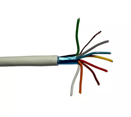 Cablu alarma 8fire multifilare ecr.+fir masa cupru 8 x0.22mm