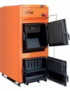 Centrala termica din otel pe lemne FERROLI FSB PRO N 25 kW