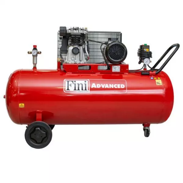 Compresor de aer Fini MK103-200-4, 200 l, 3000W, 10 bar, 395 l/min
