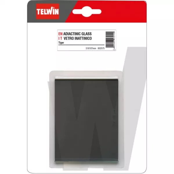 Accesorii aparate de sudura - Filtru adiactinic pentru masca de sudura Telwin 802575, 51x107 mm, bricolajmarket.ro
