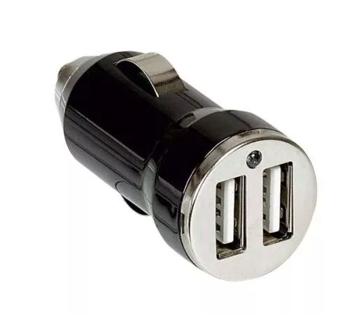 Intrerupatoare & Comutatoare - Incarcator auto dual USB, 2.1A, Legrand, 050682, negru, bricolajmarket.ro