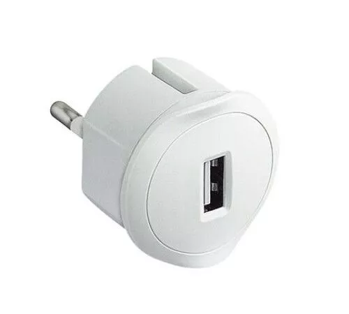 Intrerupatoare & Comutatoare - Incarcator telefon USB, 1.5A, Legrand, 050680, alb, bricolajmarket.ro