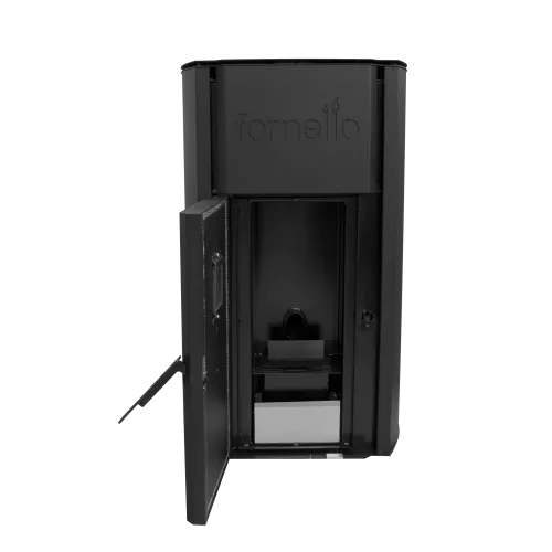 Pachet centrala peleti Fornello Royal 25, termostat wireless, kit evacuare si aspirator cenusa