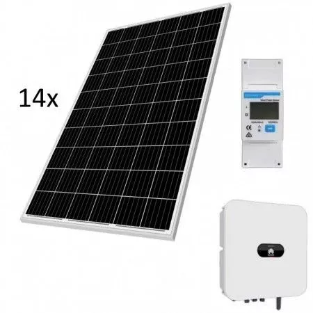 Kituri panouri solare fotovoltaice - Panou fotovoltaic Ferroli ON-GRID 6KW trifazat cu 14 panouri 450W ECOSOLE PV, bricolajmarket.ro