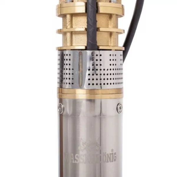 Pompa submersibila pentru ape curate, 3.5", corp inox, qmax. 5640 l/ora, hmax 100m, 1.5kw, 230v