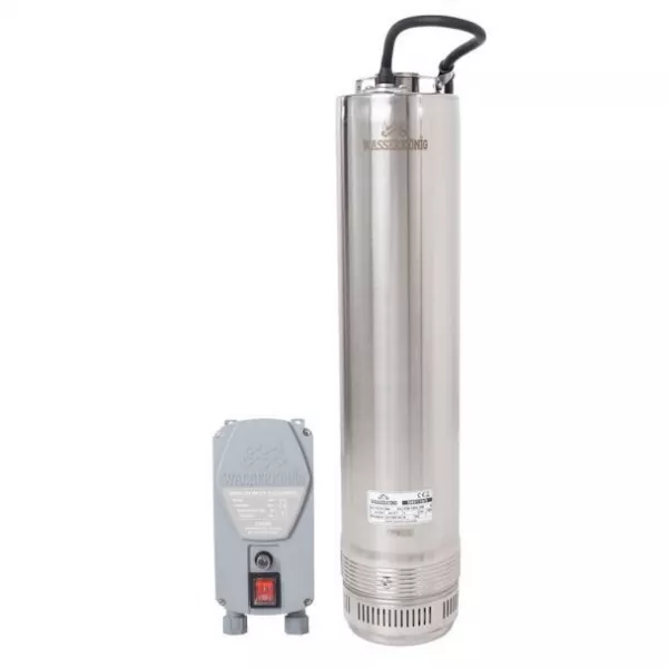 Pompa submersibila pentru ape curate, 5", corp inox, qmax. 6600 l/ora, hmax 110m, 1.9kw, 230v