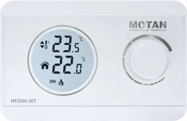 Termostat wireless pentru centrala, Motan HT220S Set