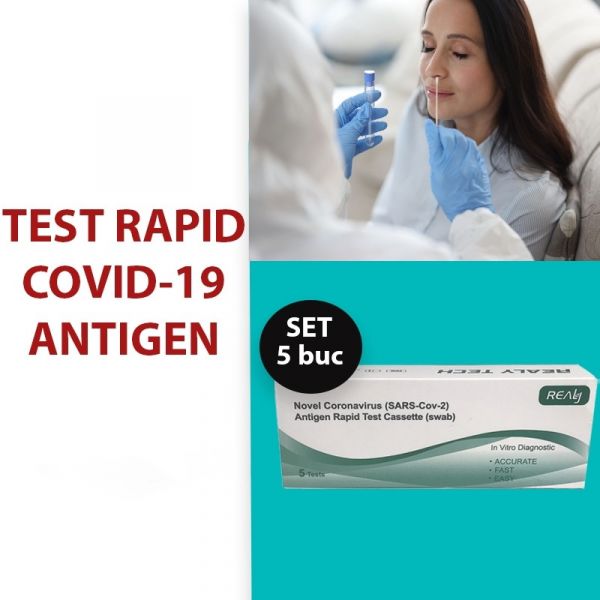 Protectie 5 Buc Teste Test Covid Antigen Rapid P7492935 Protectie 5 Buc Teste Test Covid Antigen Rapid P7492935