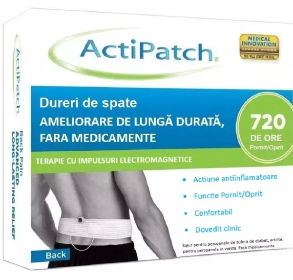 Actipatch dispozitiv medical pentru ameliorare de lungă durată a durerilor de spate * 1 bucată