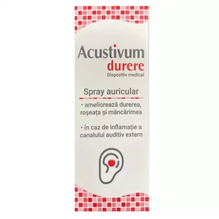 Acustivum durere spray auricular*20ML