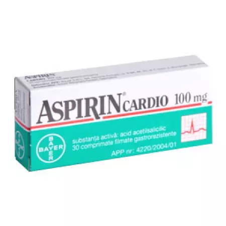 Aspirin Cardio 100 mg * 28 comprimate gastrorezistente
