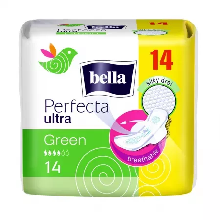 Absorbante Bella perfect ultra green * 14 bucăți