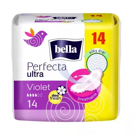 Absorbante Bella perfecta ultra violet *14 bucăți