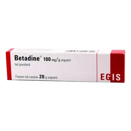 Betadine 100mg/g unguent * 20 grame