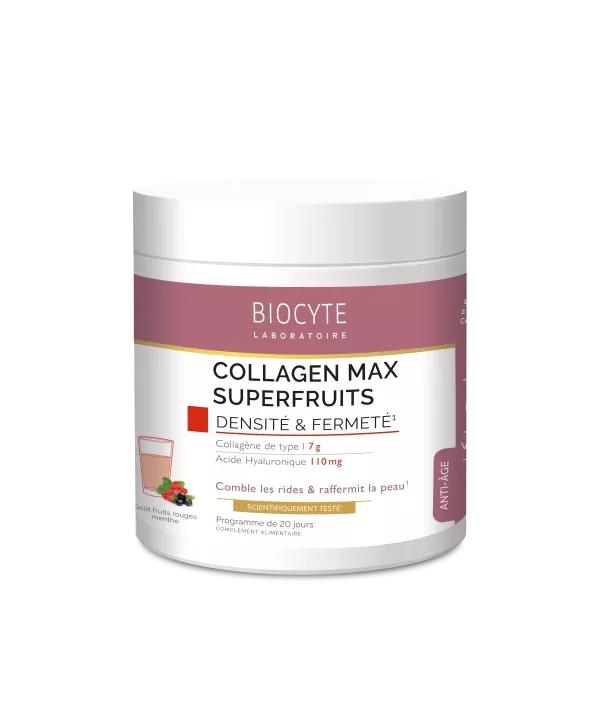 Biocyte Collagen Max pulbere 7 grame colagen cu aromă de cacao * 260 grame