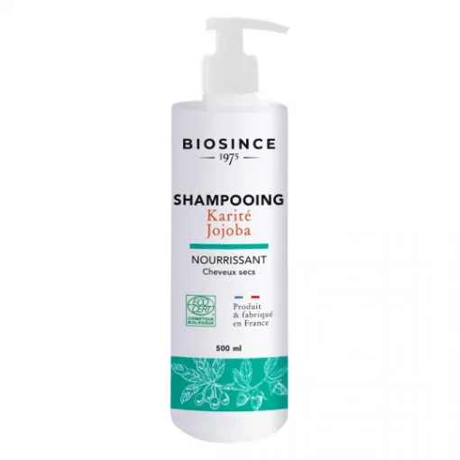 Biosince șampon organic nutritiv cu jojoba și unt de shea * 500 ml