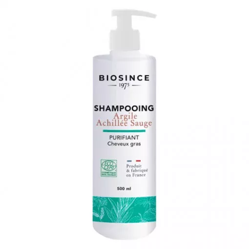 Biosince șampon organic purificator cu argilă și coada șoricelului * 500 ml