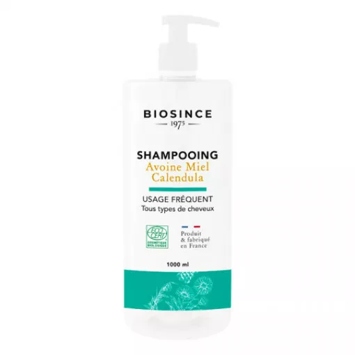 Biosince șampon organic pentru utilizare frecventă cu miere și gălbenele * 500 ml