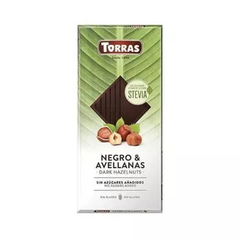 Ciocolată neagră Torras cu 60% cacao Stevia * 125 g