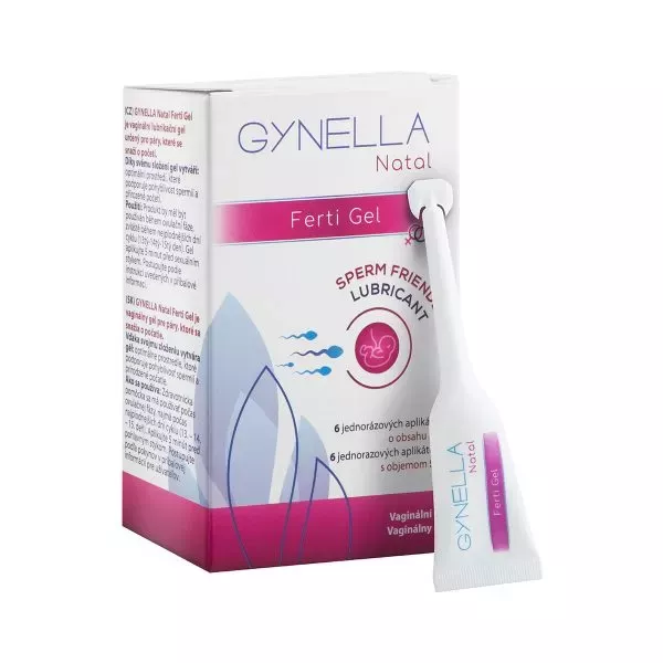 Lubrifiant vaginal Gynella natal fertil 5 ml * 6 unidoze