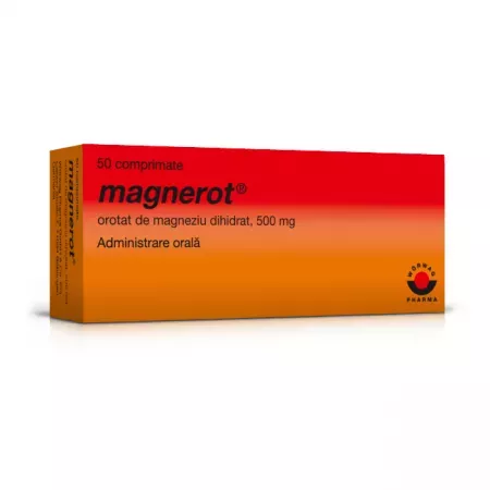 Magnerot 500 mg * 50 comprimate