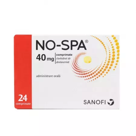 No-Spa 40 mg * 24 comprimate