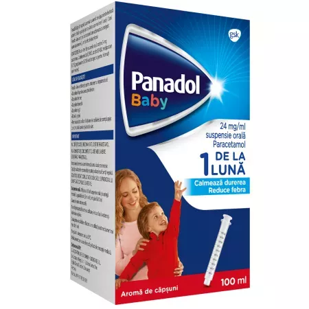 Panadol Baby 120mg/5ml suspensie orală * 100 ml