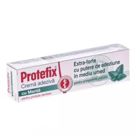 Protefix cremă adezivă cu menta * 40 ml