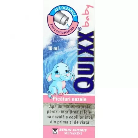 Quixx Baby picături nazale izotonice * 10 ml